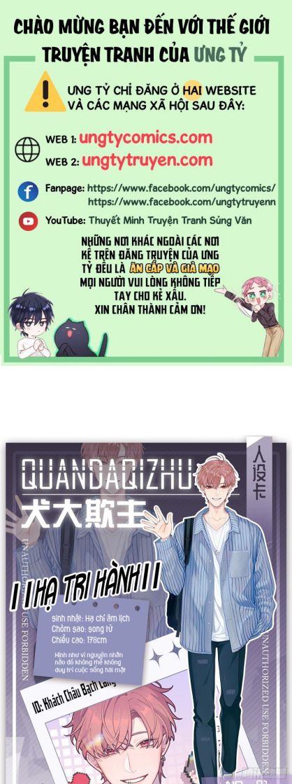 Chó Lớn Bắt Nạt Chủ Văn Án - Next Văn Án