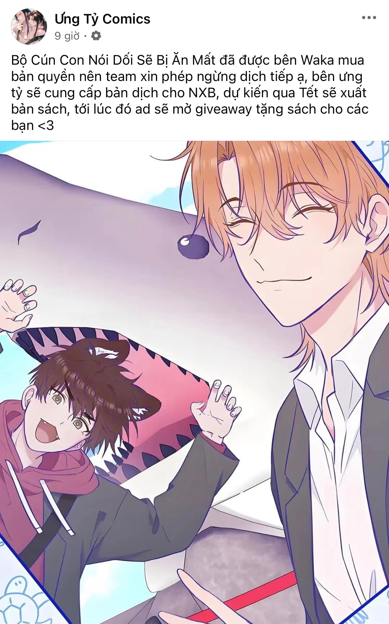 Cún Con Nói Dối Sẽ Bị Ăn Mất THÔNG BÁO NGỪNG DỊCH VÌ LÝ DO BẢN QUYỀN - Next Phiên Ngoại 1