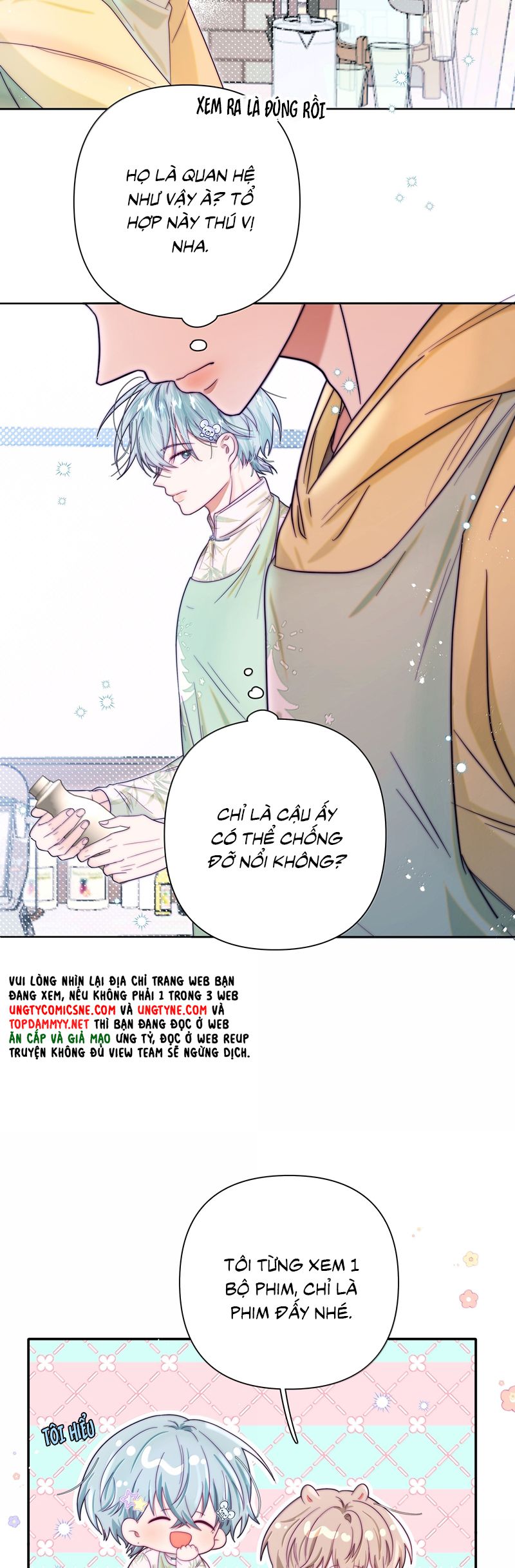 Sống Chung Cùng Kẻ Địch Trời Sinh Chapter 18 Ngực Bự Mlem~~~ - Trang 4